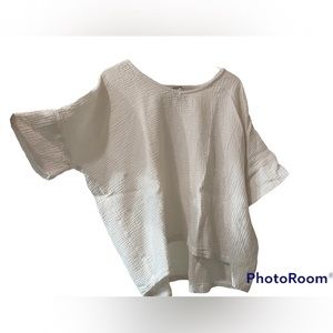 Josie Brand Women’s Tunic White Top size M